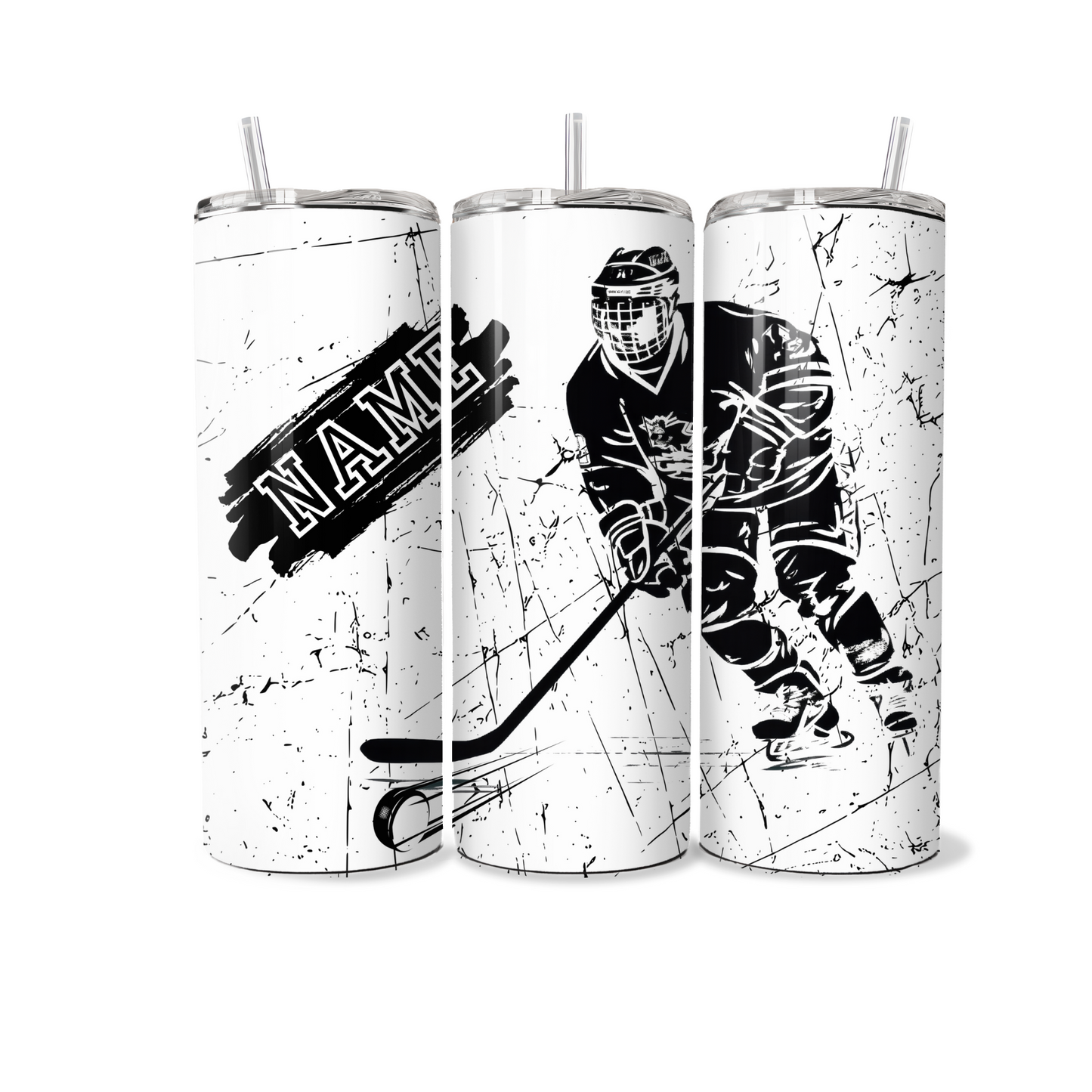 Hockey Player- 20 oz Skinny Tumbler